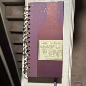 Purple Wine Journal with Spiral Binding